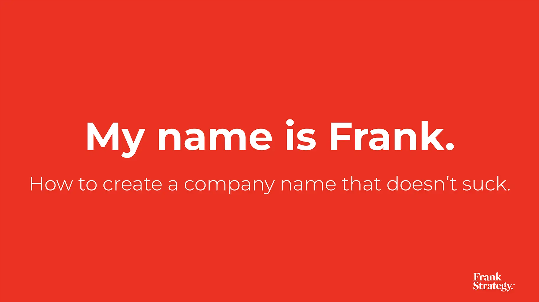 company naming agency how to